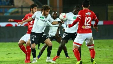 طاقم تحكيم مباراة الأهلى وحرس الحدود بالكامل