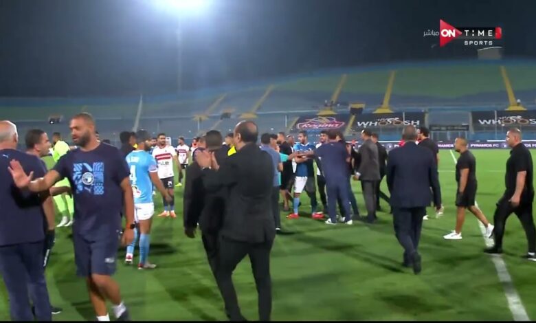 تقارير تكشف شرارة بداية المشادة بين جهاز الزمالك وبيراميدز عقب ىالمباراة