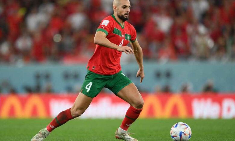 أمرابط رسميا خارج قائمة منتخب المغربي تأكيد لإعلان مانشستر يونايتد اصابته