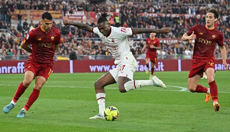 الدوري الإيطالي.. موعد مباراة روما وAc ميلان : القناة الناقلة ومعلقين اللقاء