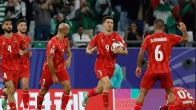 عاجل .. تشكيل فلسطين لمواجهه قطر في كأس أسيا