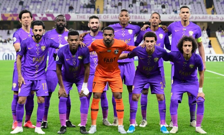 "عاجل" تشكيل العين الاماراتي والبدلاء لمواجهه النصر في ربع نهائي أسيا