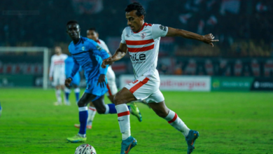 صفحة الزمالك الرسمية تحتفل بمحمد عبد الشافي