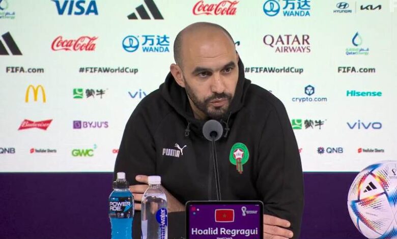 مدرب المغرب وتصريحاته قبل افتتاح أمم أفريقيا