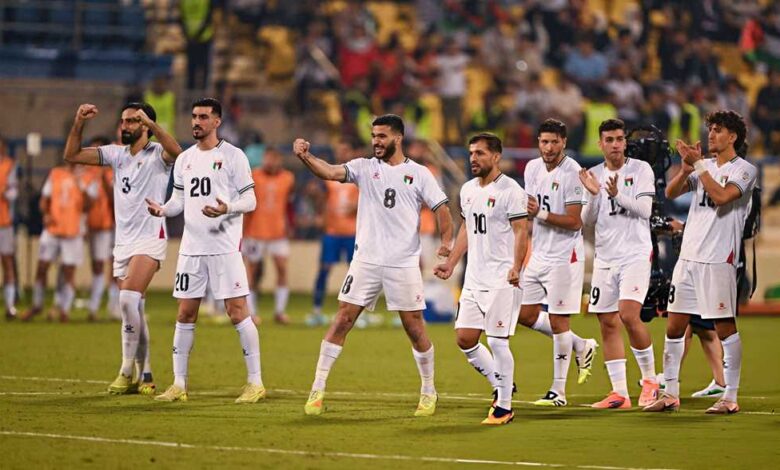 تشكيل فلسطين لمواجهه قطر في كأس العرب، عاجل