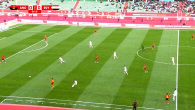 نتيجة الشوط الأول بين مصر وأنجولا، عاجل