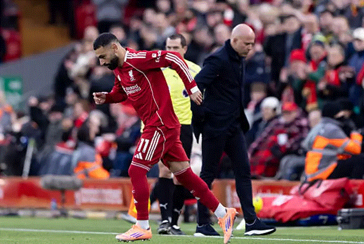 محمد صلاح يعود للمشاركة مع ليفربول عقب الصدام مع آرني سلوت