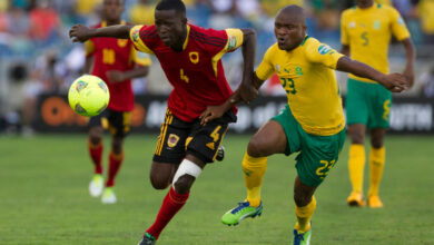 موعد مباراة جنوب أفريقيا وانجولا، القناة الناقلة ومعلق اللقاء