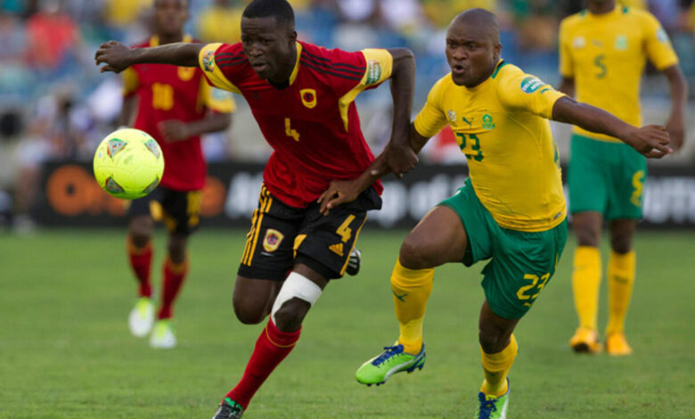 موعد مباراة جنوب أفريقيا وانجولا، القناة الناقلة ومعلق اللقاء