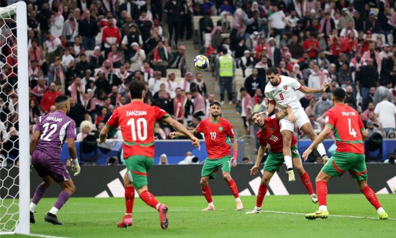 نهائي كأس العرب، نتيجة مباراة المغرب والأردن .. عاجل