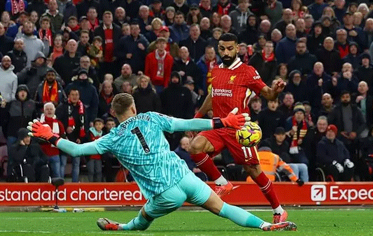 نتيجة مباراة ليفربول و برايتون .. عودة صلاح وتألقه، عاجل
