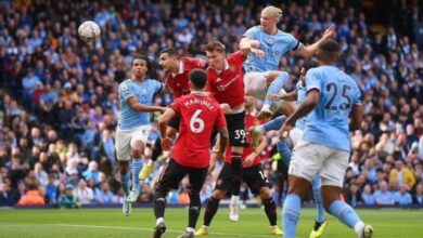 موعد مباراة مانشستر يونايتد ومانشستر سيتي في الدوري الانجليزي، القناة الناقلة ومعلق اللقاء