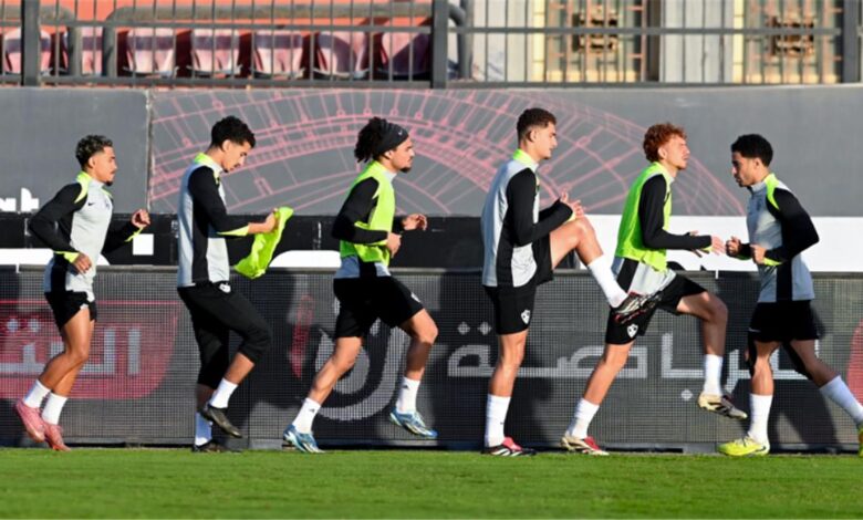 أزمة الزمالك الفنية قبل لقاء المصرى فى الكونفدرالية