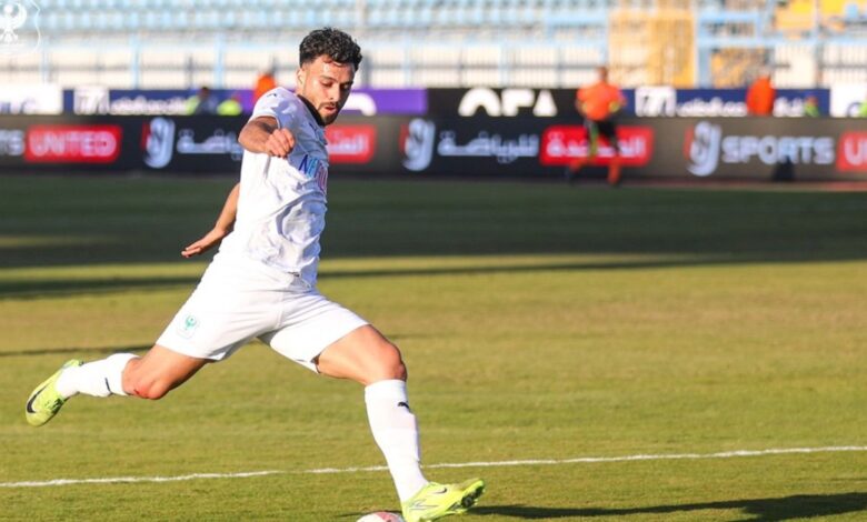 صلاح محسن يعود لقيادة هجوم المصري في صدام الزمالك الأفريقي ببرج العرب