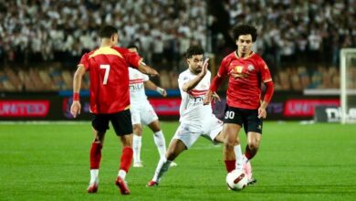 نتيجة الشوط الأول من مباراة الزمالك وحرس الحدود في الدوري
