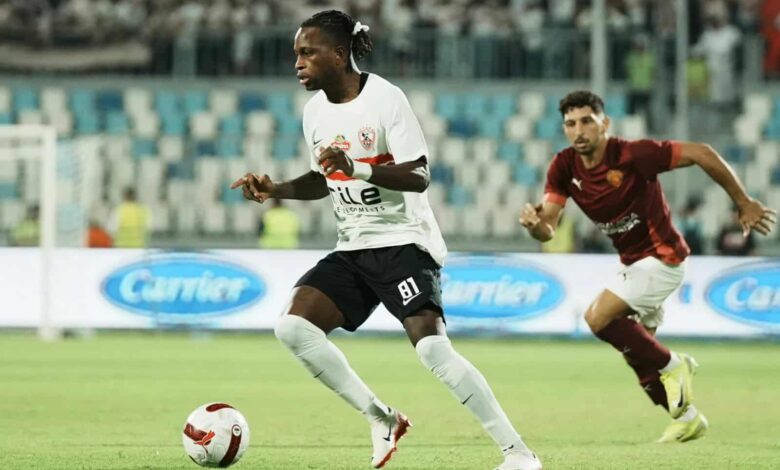 غموض مستقبل "شيكوبانزا" مع الزمالك.. صدام فني أم إصابة عارضة؟