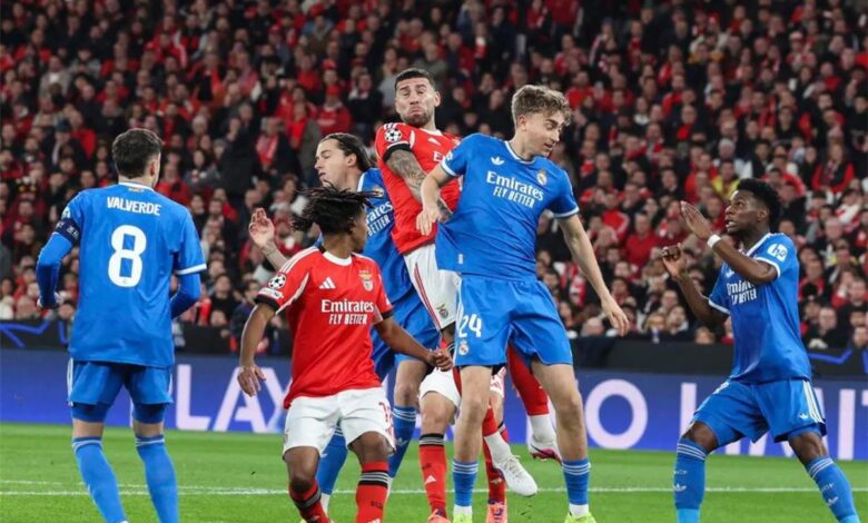 نتيجة مباراة ريال مدريد وبنفيكا في دوري أبطال أوروبا، عاجل