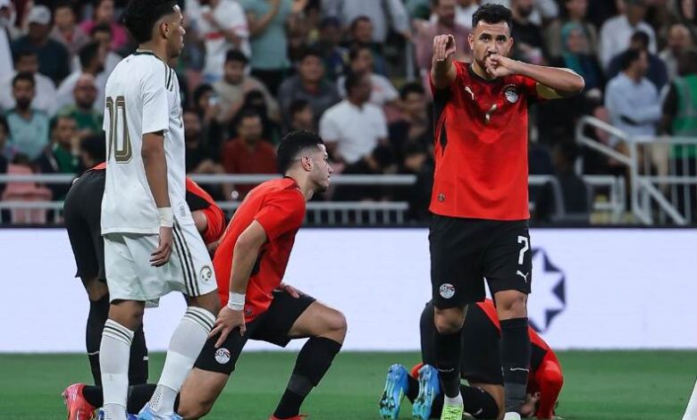 نتيجة مباراة مصر والسعودية وديا، عاجل