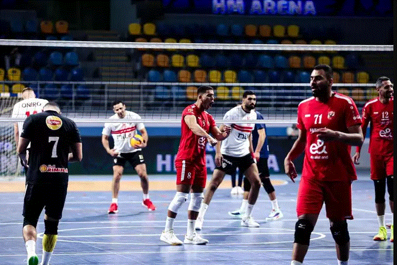 نتيجة نهائي دوري الطائرة بين الأهلي والزمالك، عاجل