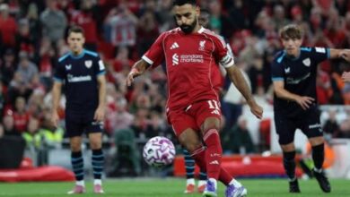 موعد مباراة ليفربول وكريستال بالاس، القناة الناقلة ومعلق اللقاء