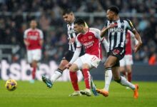 موعد مباراة آرسنال ونيوكاسل، القناة الناقلة ومعلق اللقاء