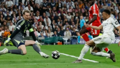 نتيجة الشوط الأول من مباراة ريال مدريد وبايرن ميونخ، عاجل