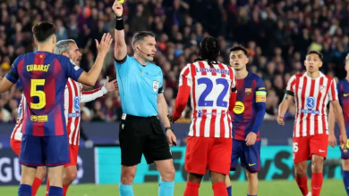 نتيجة الشوط الأول من مباراة برشلونة وأتلتيكو مدريد، عاجل