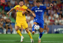 القناة الناقلة لمباراة برشلونة وخيتافي، موعد المباراة والمعلق