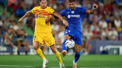 القناة الناقلة لمباراة برشلونة وخيتافي، موعد المباراة والمعلق