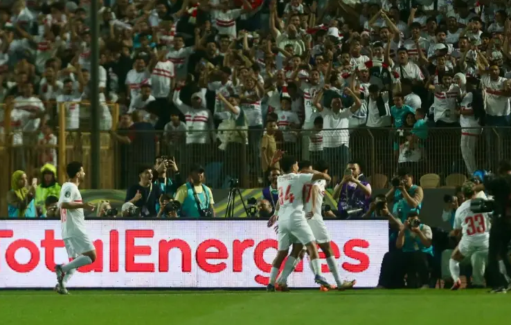 نتيجة الشوط الأول بين الزمالك واتحاد العاصمة في نهائي الكونفدرالية، عاجل