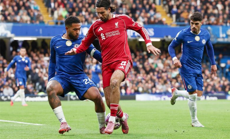 موعد مباراة ليفربول وتشيلسي فى الدورى الانجليزى، القناة الناقلة ومعلق اللقاء