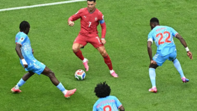 نتيجة الشوط الأول بين البرتغال والكونغو الديمقراطية في كأس العالم، عاجل