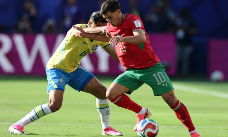 نتيجة الشوط الأول من مباراة المغرب والبرازيل في كأس العالم، عاجل