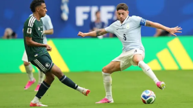 نتيجة الشوط الأول لمباراة السعودية وأورجواي في كأس العالم، عاجل