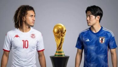 معلقين مباراة تونس واليابان في كأس العالم، موعد المباراة والقنوات الناقلة